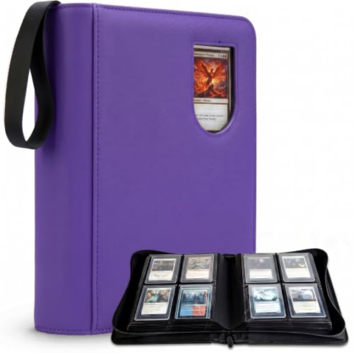 DeckDwell top loader binder in purple